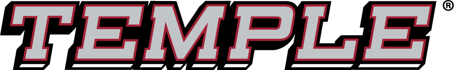 Temple Owls 2014-2020 Wordmark Logo v9 iron on transfers for clothing